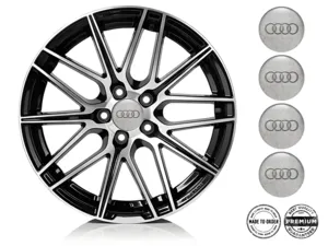 Audi Logos Bombados Custom Emblema de Rueda Edición